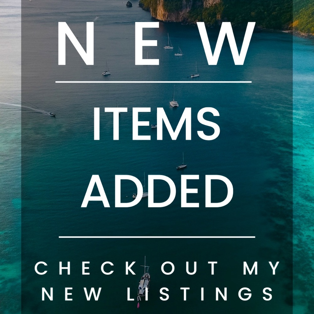 NEW ITEMS ADDED, LIKE THIS LISTING TO FOLLOW MY CLOSET